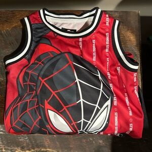 Marvel Miles Morales Spider Man Jersey with matching shorts